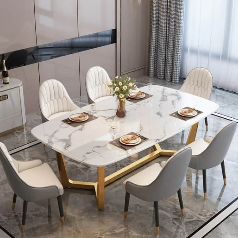 Sorcery Metal dining table (8 seater) - rear_view