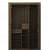 Leonardo 3 Door Wardrobe with Exotic Finish - front_view