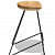 Claude Oval Mango wood Café Stool - front_view