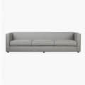 Nara 3 Seater Sofa In Grey - front_view