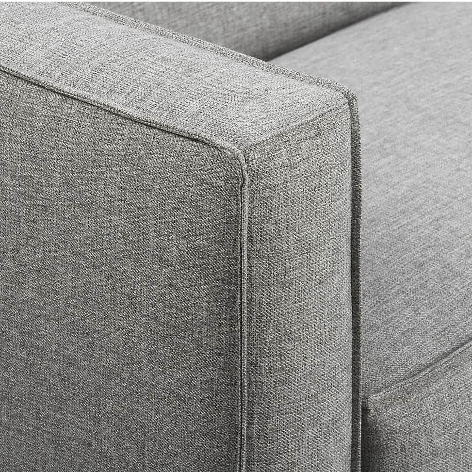 Nara 3 Seater Sofa In Grey - top_view