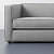 Nara 3 Seater Sofa In Grey - bottom_view