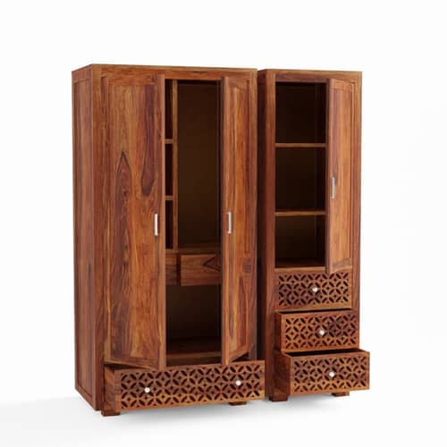 Roncrey 3 Door Multi Utility Wardrobe