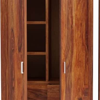 Roncrey 3 Door Multi Utility Wardrobe - bottom_view