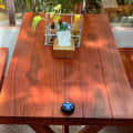 Charlotte Café Table With 2 Bench - front_view