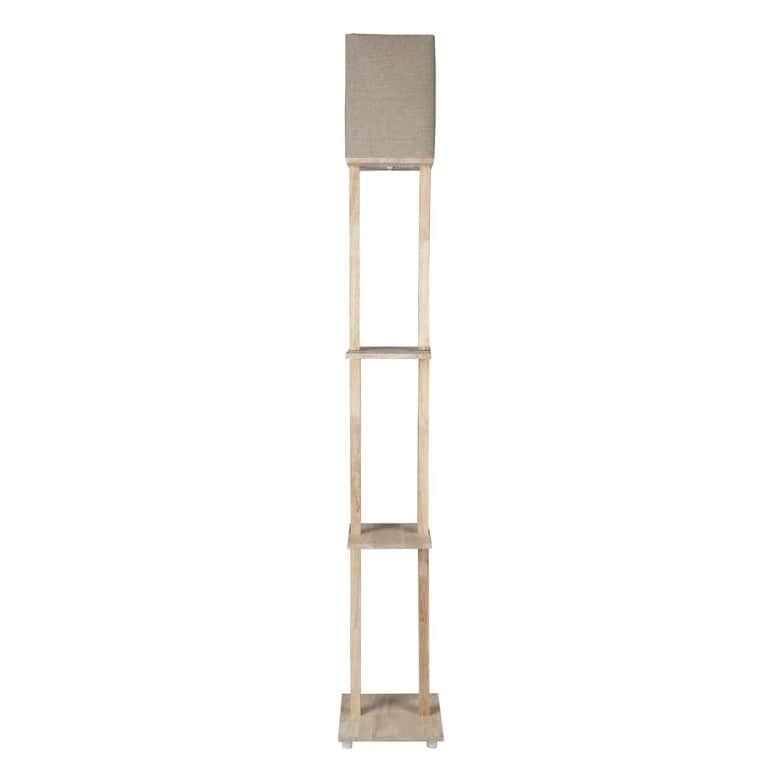 Cusco Floor Lamp With 3 Tier Storage - front_view