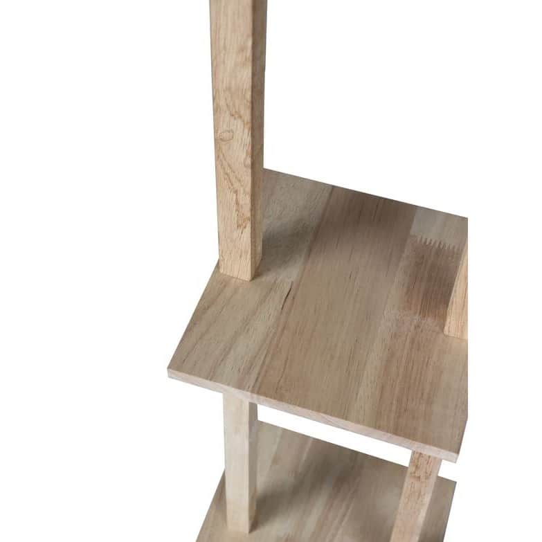 Cusco Floor Lamp With 3 Tier Storage - rear_view