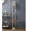 Cusco Floor Lamp With 3 Tier Storage - left_view