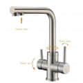 Vermeer Countertop Mounted Kitchen 3 in 1 Sink Mixer - front_view