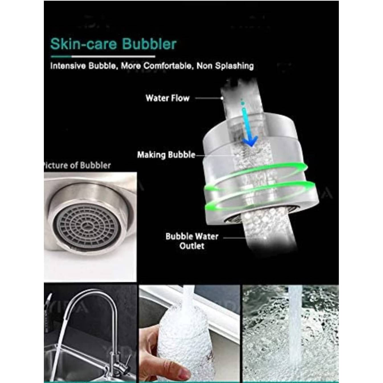 Vermeer Countertop Mounted Kitchen 3 in 1 Sink Mixer