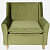 Royal Alma Lounge Chair In Olive Green Color - front_view