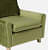 Royal Alma Lounge Chair In Olive Green Color - top_view