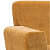 Jacob Fabric Arm Chair in Orange Color - rear_view