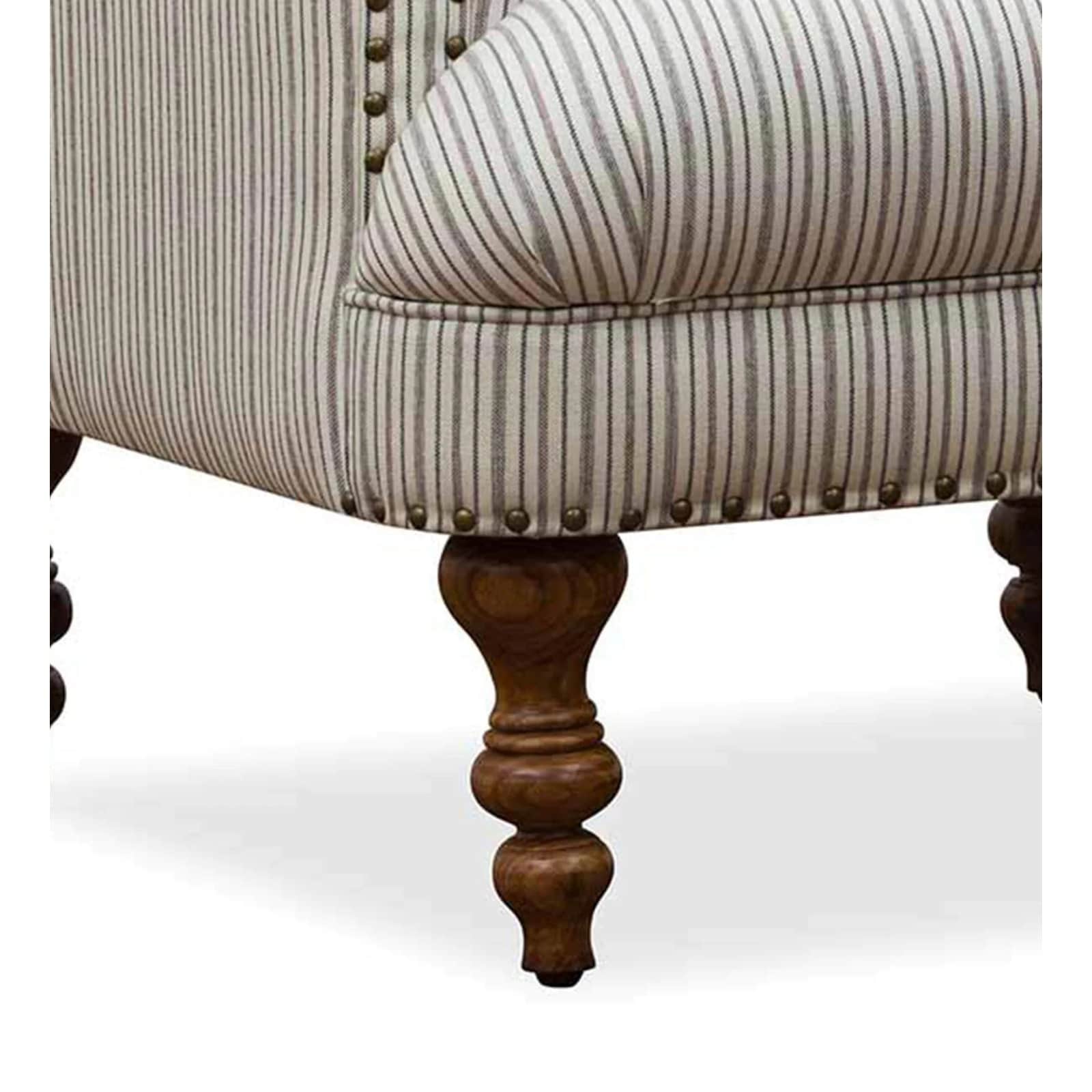 Otto York Fabric Lounge Chair in White Color - left_view