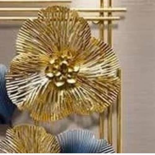 Floral Twin Frames Metal Wall Art 40*20 Inches