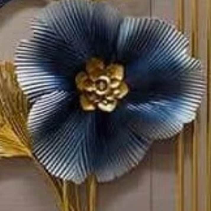 Floral Twin Frames Metal Wall Art 40*20 Inches - top_view