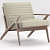 Belle Tufted Fabric Accent Chair - photo