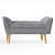 Anjaneya Bora Arm Chair With Footstool - right_view
