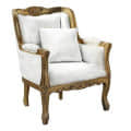 Tuscan Wooden Royal Look Chair - left_view