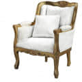 Tuscan Wooden Royal Look Chair - right_view