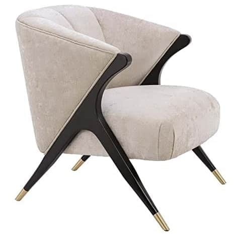 Rio Cross Legs Arm Chair (Set Of 2) - right_view