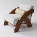 Chelsea Wooden Lounge Chair - top_view