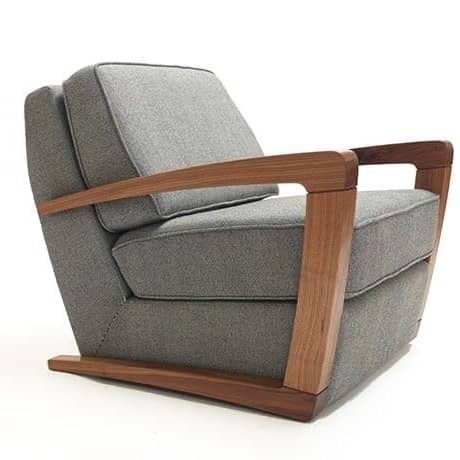 Casper Arm Chair in Grey