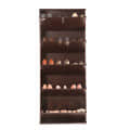 Barcelona Metallic Shoe Rack In 5 Tier - front_view