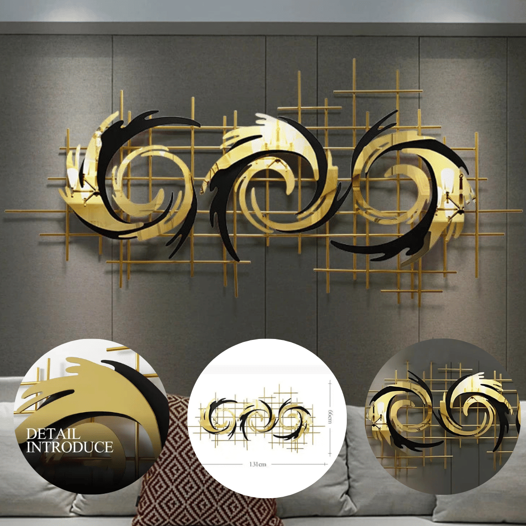 Beautiful Metal Wall Art 48X24Inches I High Quality - top_view