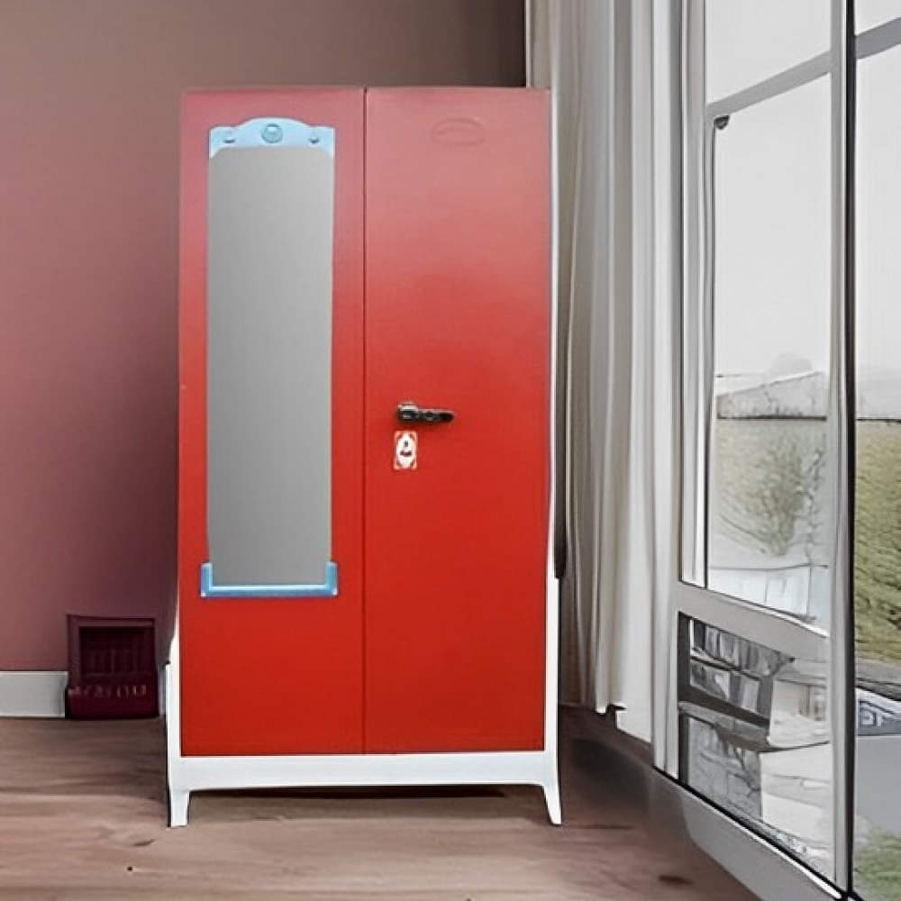 Orlando Almirah with Double Drawer and Locker. - photo