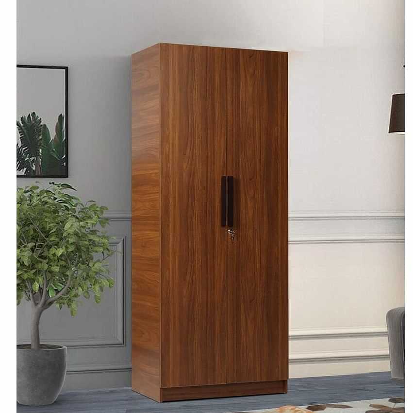 Yokohama 2 door Wardrobe with Walnut Finish - photo
