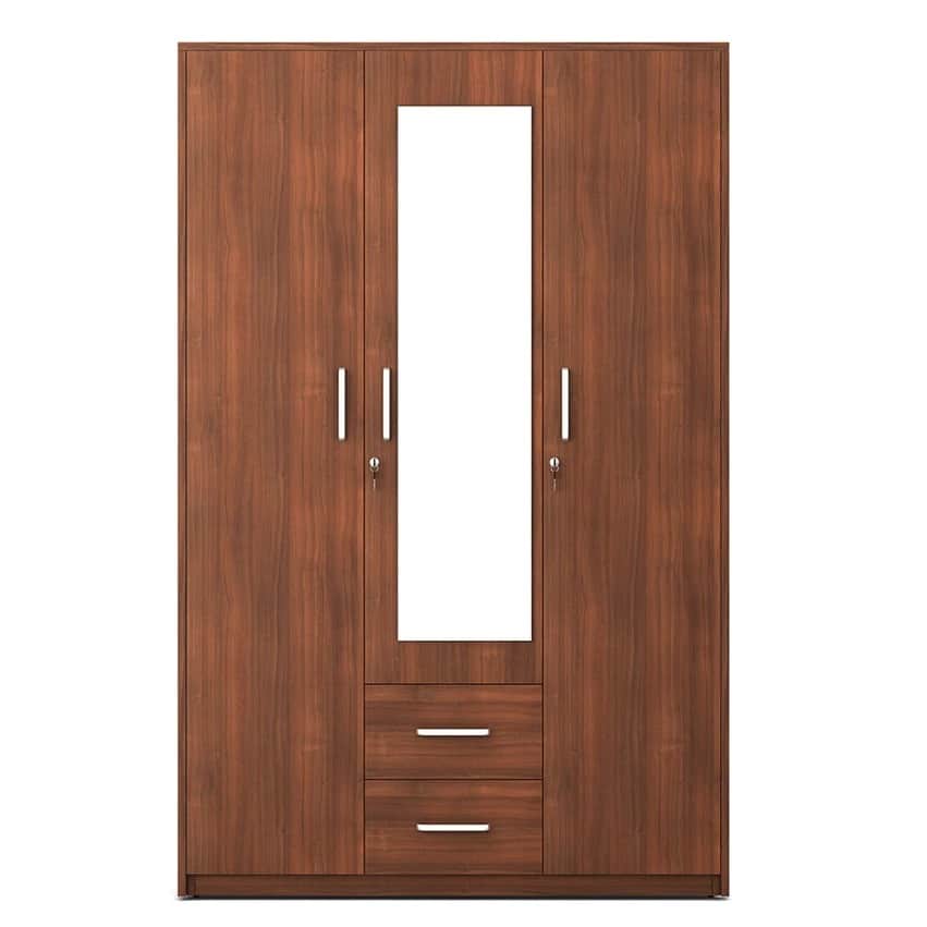 Raleigh Antique Wardrobe With Mirror - front_view