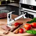 Vinci Brass Single Lever Sink Mixer - photo