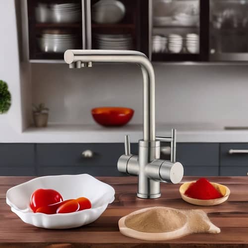 Vermeer Countertop Mounted Kitchen 3 in 1 Sink Mixer