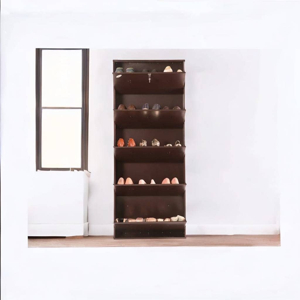 Barcelona Metallic Shoe Rack In 5 Tier