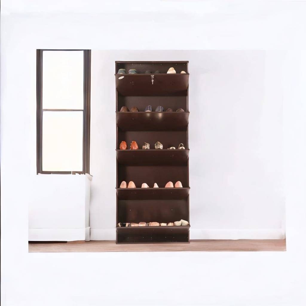 Barcelona Metallic Shoe Rack In 5 Tier