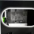 LED Makeup Backlit Oval Mirror - front_view