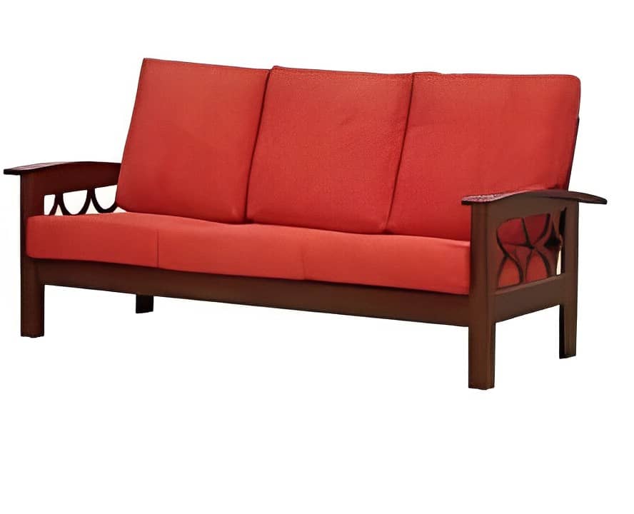 Ruwais Marvel Wooden Sofa Set