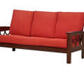 Ruwais Marvel Wooden Sofa Set - front_view