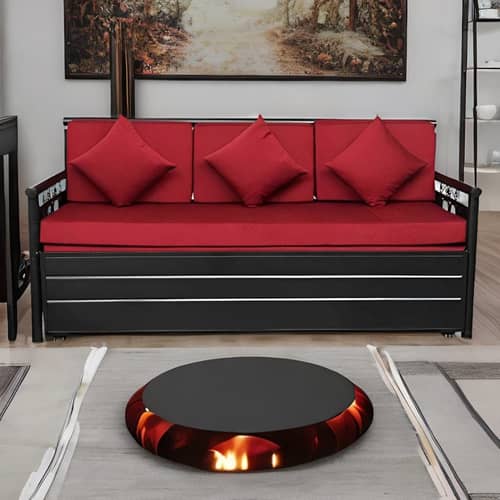Hydraulic Sofa Cum Bed