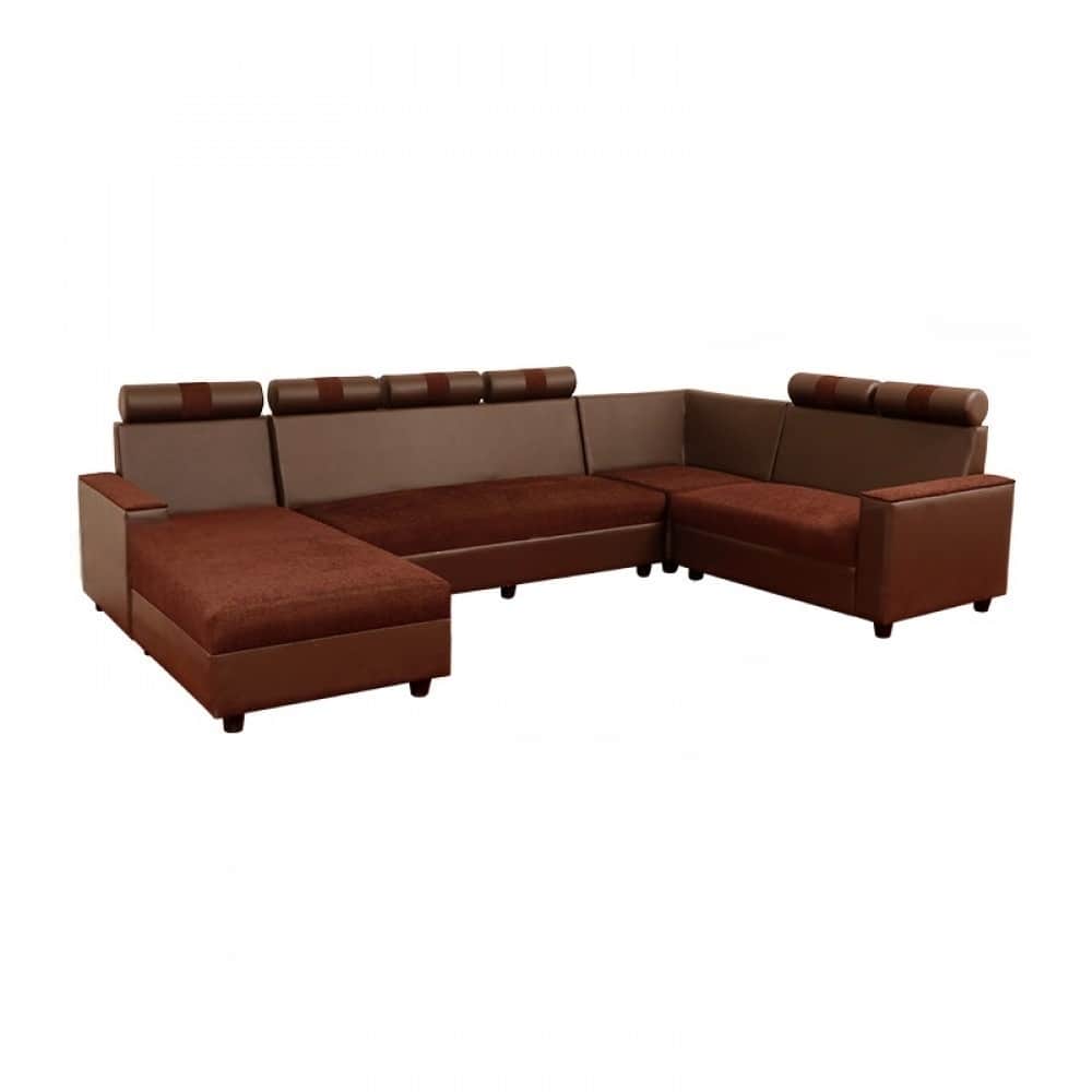 Premium L Shape Arm Sofa - rear_view