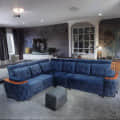 Paddington Wood Corner L Shape Sofa - photo