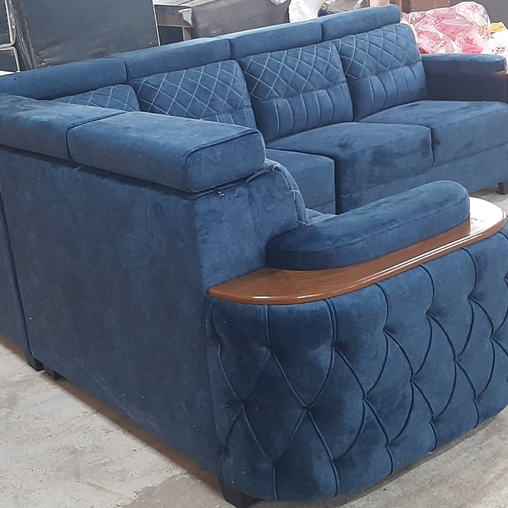 Paddington Wood Corner L Shape Sofa