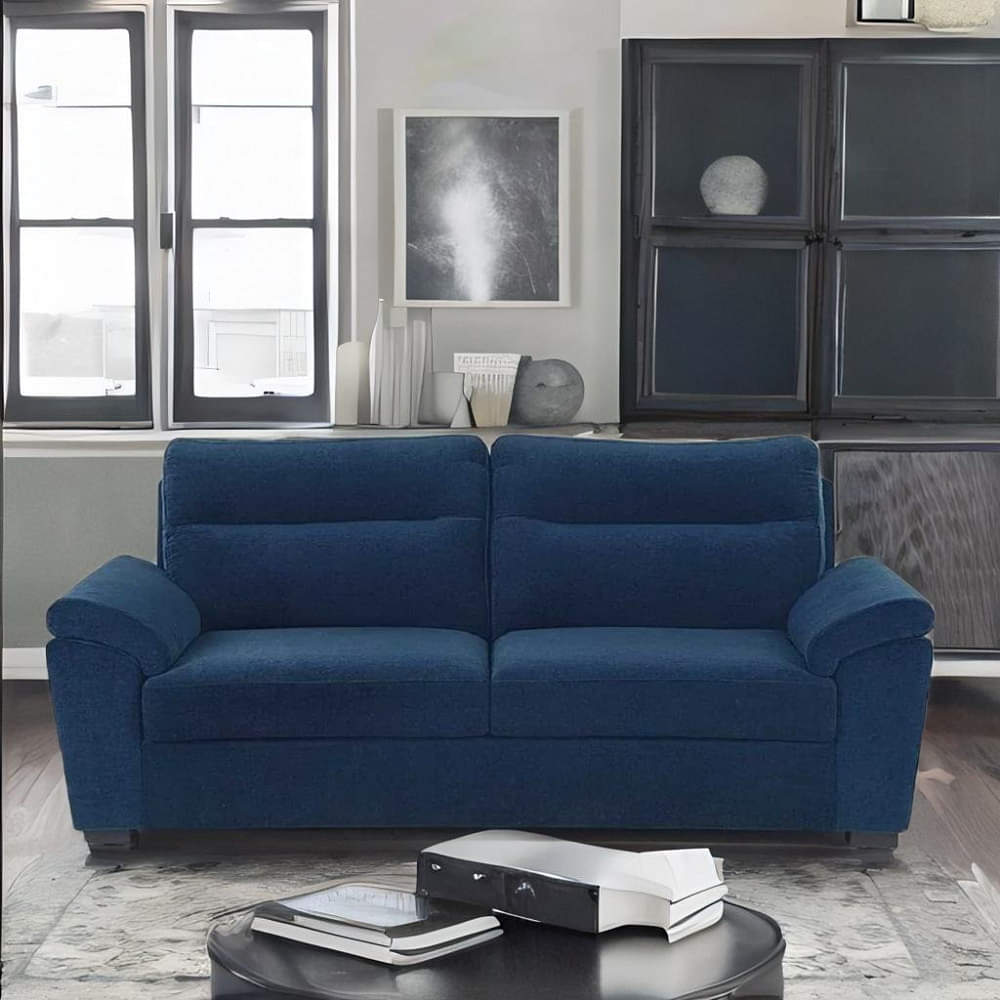 Nara Two Seater Pine Wood Sofa - photo