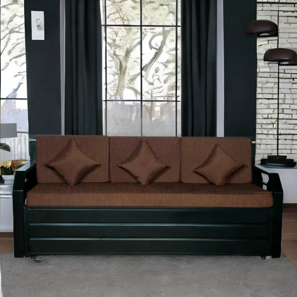 Carlisle Éclair Sofa Cum Bed With Hydraulic Storage - photo