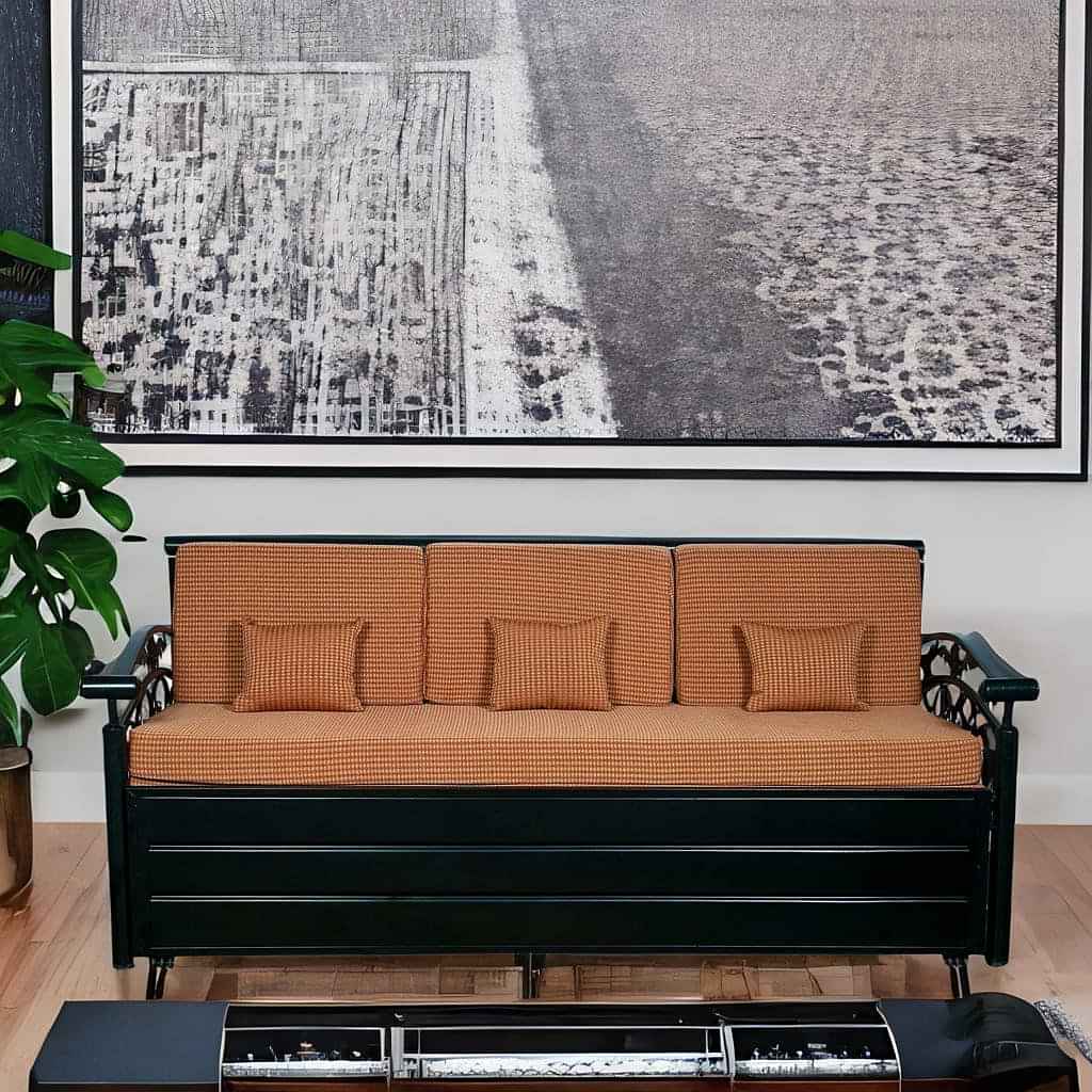 Carlisle Sofa Cum Bed With Hydraulic Storage - photo