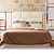 Beige Malaysian Rectangular Puzzle Tufted Queen Size Bed - photo