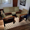 Wooden Sofa Set (3+2) - photo