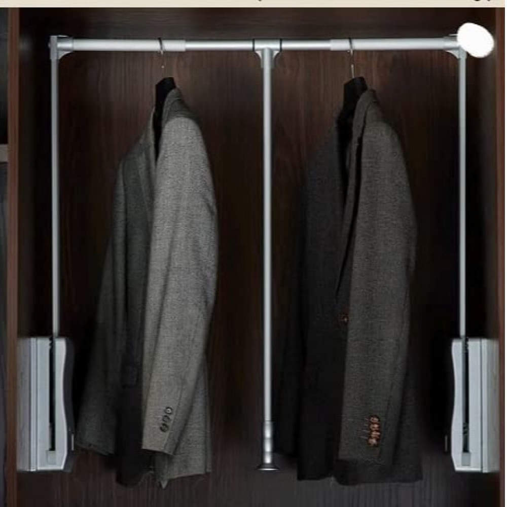Linea Lifting Pull Down Clothes Rack - photo