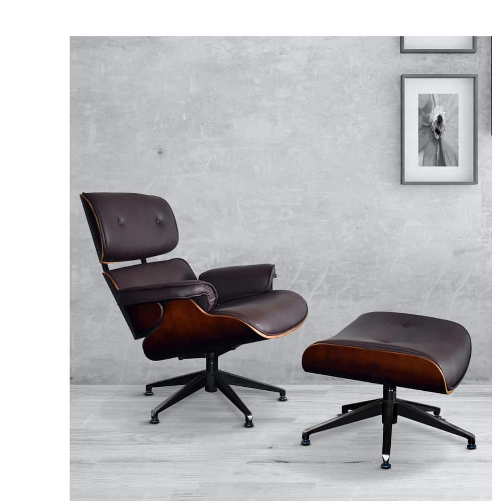 Shark Tank Iconic Chair With Foot Stool - photo